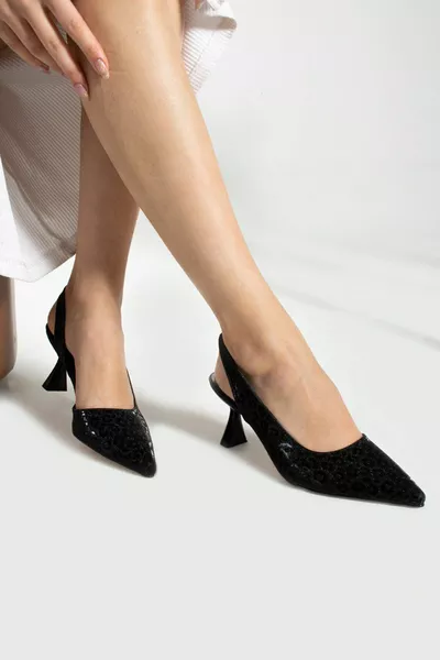 Chaussures de soirée à talons pailletés 7cm pour femmes