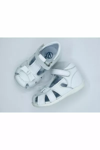 Leather Orthopedic Sole Baby Girl First Step Shoes