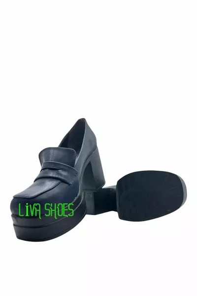 Adelin Sole Oval Toe Plateau Freizeitschuhe