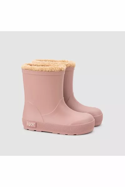 Igor Yogi Borreguito Filles Bottes de pluie incrustées de rose