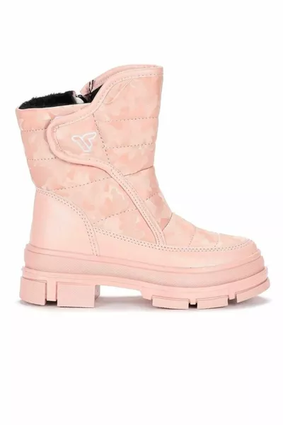  سمك السلمون التمويه التفاصيل الفتيات أحذية الثلج