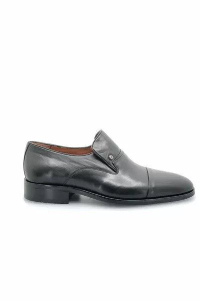 Aronay  Jurdan Leather Shoe Men's Classic Shoes BLACK