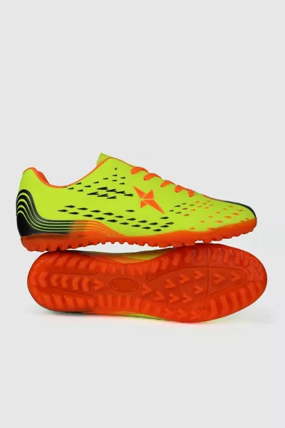 Toothless Children's Astroturf Shoes  Yellow Orange Football Shoes Football Boots