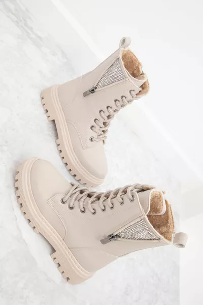 Stivali e stivaletti beige per bambini 
