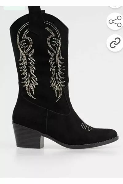 WOMEN'S COWBOY BOOTS EMBROIDERED