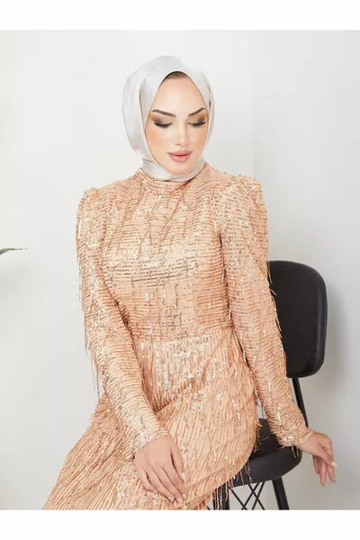 Halo evening dresses