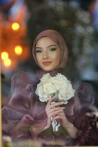 WOMEN'S KYLA HIJAB EVENING DRESSES