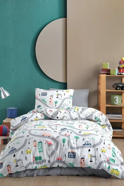 Спален комплект за единично легло Route % памук