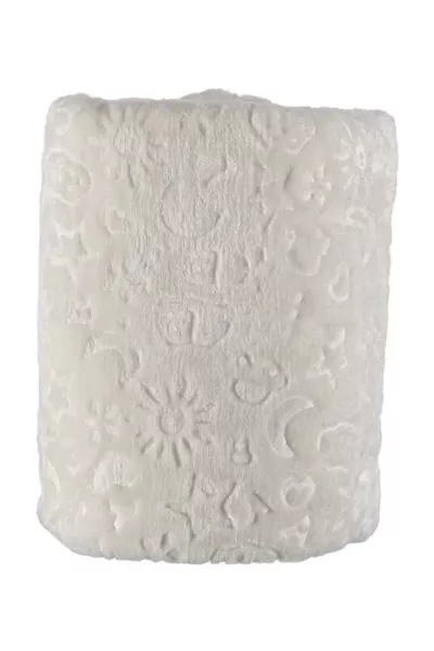 Плик за бебе с плюшени релефи, екрю ЗАБЕЛЕЖКА: (СЕЗОННО, Е ТЪНЪК)