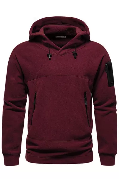 جاكيت رجالي عسكري رياضي دافئ خارجي بقلنسوة