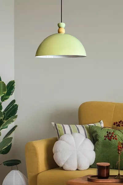 Yimp Mint ثريا معلقة مفردة لغرفة المعيشة والمطبخ وصالون الحلاقة والمقهى، إضاءة ديكورية للمخابز