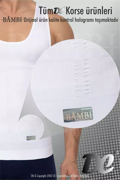 2 Pieces 1 Black 1 White Men's Shapewear Tank Top for Chest Gynecomastia, Belly, and Love Handle Area