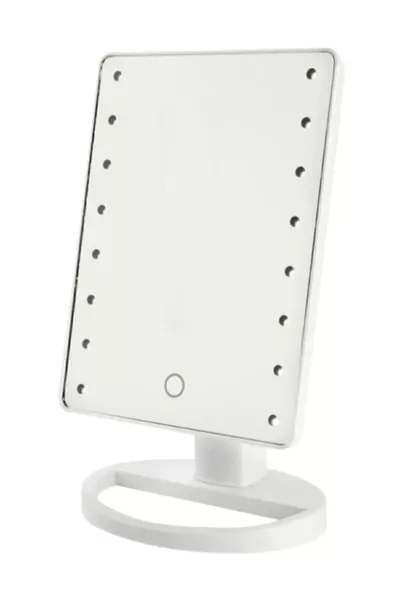 Touch LED Lighted Desktop Makeup Mirror with LED