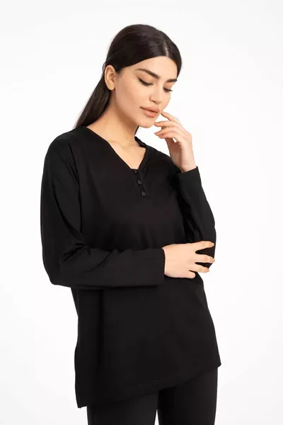 Дамска блуза от вискоза и трико за майки