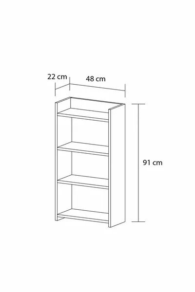 4-plank Klaverboekenplank
