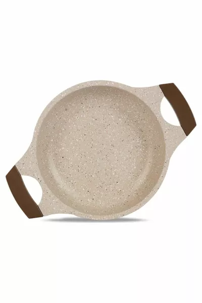 6-delige Granite Schotel Set Gietijzeren Schotel 3-delige Granite Koekenpannenset Vizon