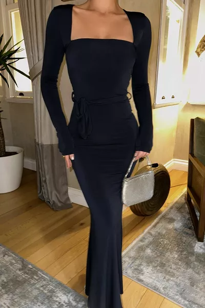 البحرية ايمي الدانتيل اللباس 