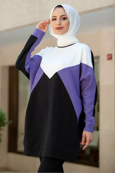  ШТ. ДВОЙНОЙ КОМБИНИРОВАННЫЙ КОСТЮМ - LILA