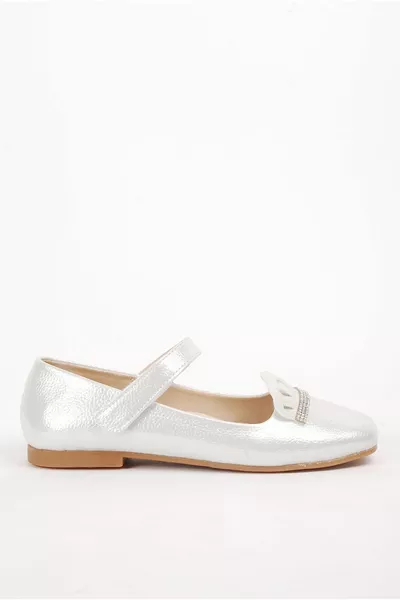 حجر مفصل الفتيات عارضة وسهرة اللباس الباليه الشقق أحذية فضية