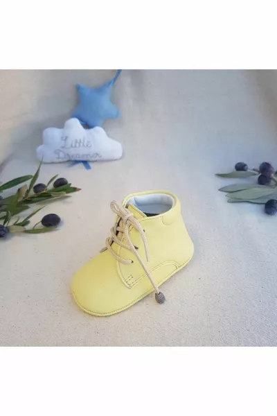Chaussures First Step Jaune Bébé