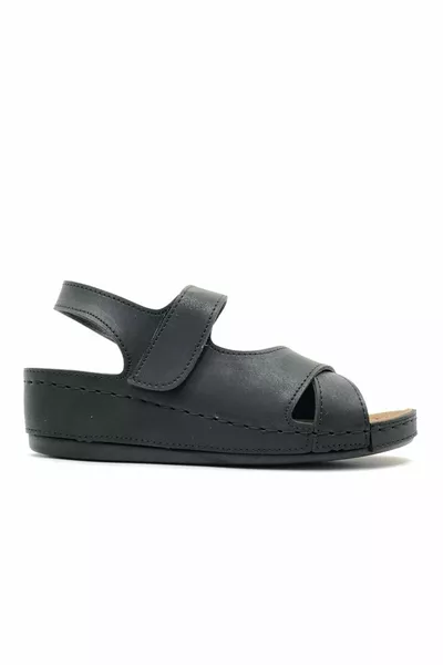 Aryan  D.r Препоръчани ортопедични дамски сандали ЧЕРЕН