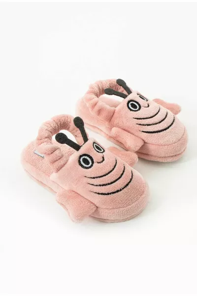 Pantoufles de maison pour enfants Bee Buzz Buzz Buzz Home Sandales Panduf Garçons Filles Enfants Home Wear