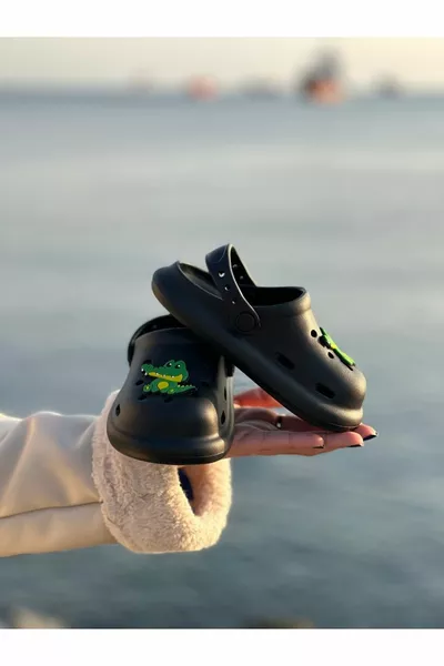 Детски чехли Сандали Домашни чехли Неплъзгащи се чехли за баня с морски басейн Фигура на животно