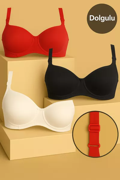 صدرية بثلاثة طبقات مع حشوة | استخدام يومي مريح – بتصميم أنيق مع أسلاك