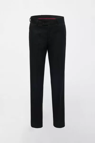 بنطلون قماش أسود كلاسيكي للصبيان