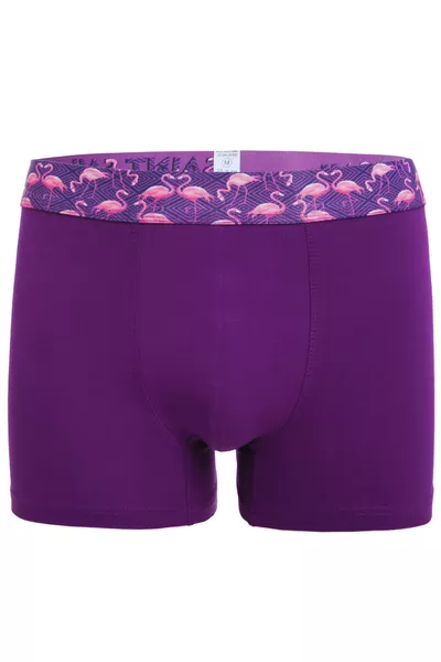 بوكسر رجالي فاخر مطبوع مريح من القطن مناسب للهدايا والاستخدام اليومي