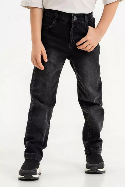 بنطال كلاسيكي للأولاد بسحّاب وجيوب مزدوجة