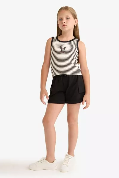Girls' Cargo Pocket Shorts HS