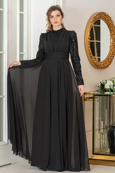 Ayra Hijab-Abendkleider in Übergröße