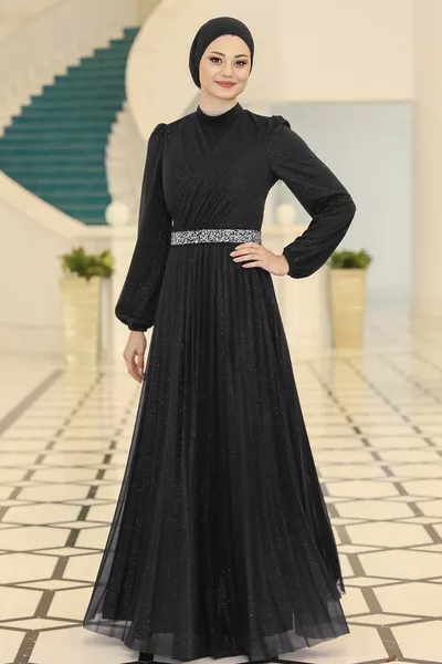 Dila Plus Size Hijab Evening Dresses