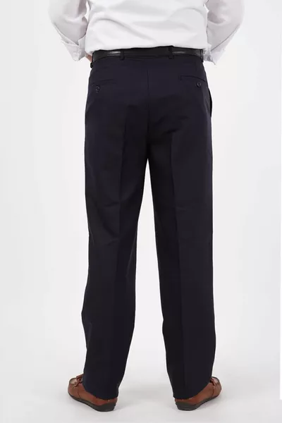 Men's Plus Size Classic Black Fabric Pants