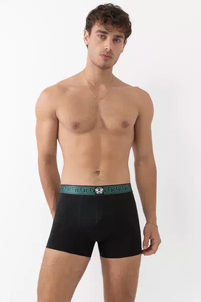 Boxer Homme Premium en Coton avec Lycra, Tissu Non Transpirant et Qui Ne Décolore Pas