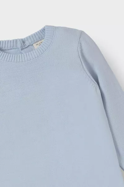 Baby Boys' Crew Neck Basic Plain Knit Sweater au