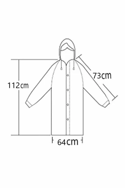 Impermeabile con cappuccio da donna e uomo, bottone a pressione, Eva bordeaux 