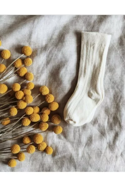 Chaussettes mi-mollet pour bébé unisexes