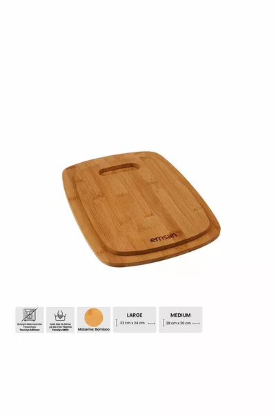 Bambu Chop 2li Kesme Tahtası