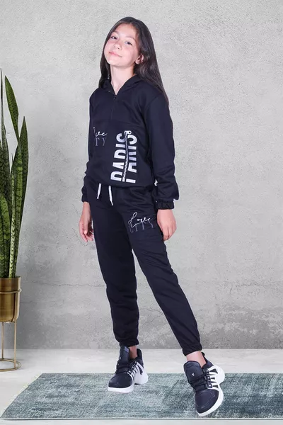 Детски спортен екип Love Cıty с цип