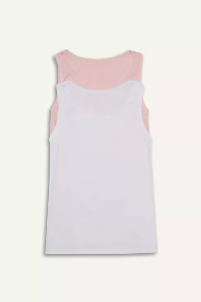 Girls' Regular Fit 2-Pack Tank Top SP