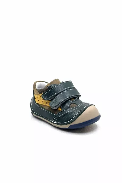 أحذية جلدية وعظام رجالية من الدرجة الأولى - كاكي - 