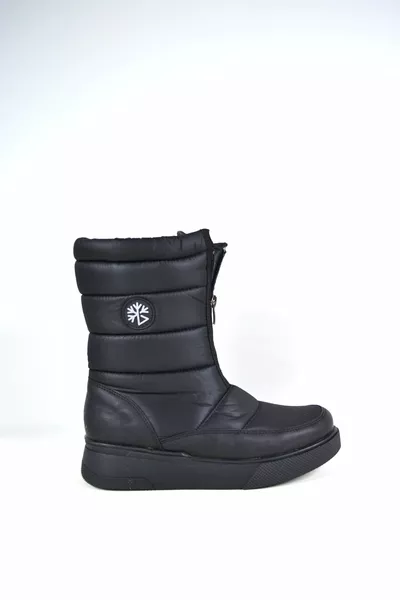 أسود الجبهة سستة ماء المرأة أحذية الثلج