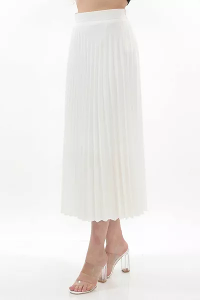 WOMEN'S PLESOLEY SKIRT OFF-WHITE