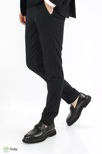 Hommes en cuir véritable épais Eva semelle classique Mocassins