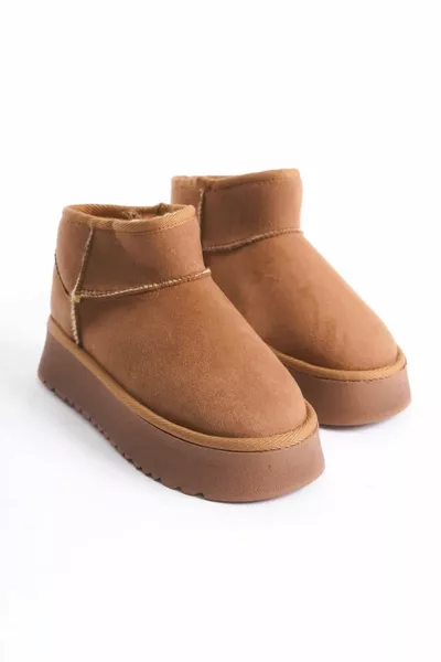 أحذية الفراء الجوارب النسائية القصيرة - Bootie