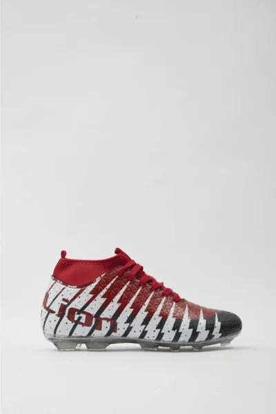 Motion Store Chaussures de football avec chaussettes Rouge Noir