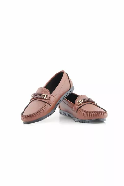 Rochade Damen Loafer Schuhe mit bunten Kettenaccessoires