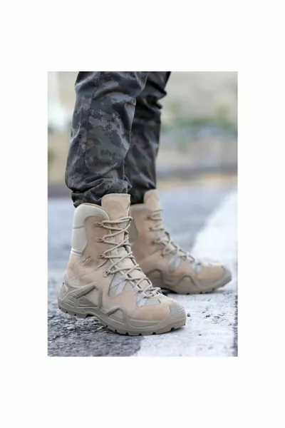  Nubuckleer Waterdichte Zandkleur Heren Postal Boots